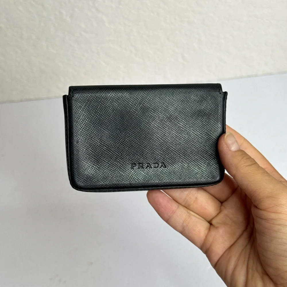 Prada black saffiano